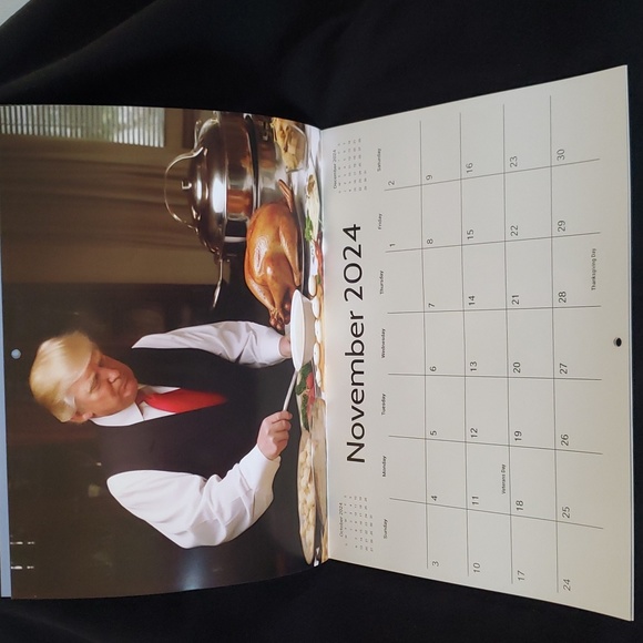 NWT 2024 Trump Calendar Ultimate Gift for Trump Fans Everywhere! - Picture 12 of 13